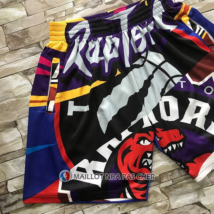 Short Tornto Raptors Rainbow Classic Noir